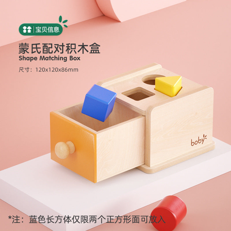 Montessori Shape Matching Puzzle Toy for Toddlers