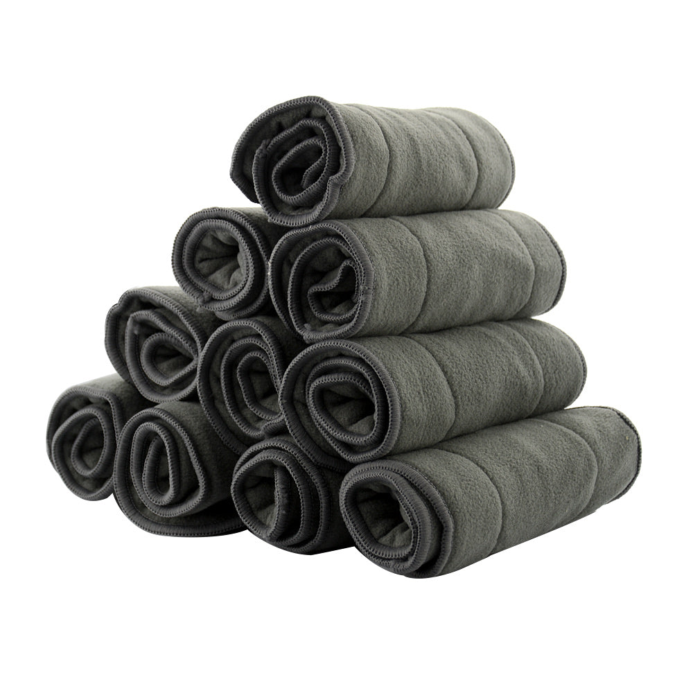 "Bamboo Charcoal Fiber Diapers for Infants (4 Layers)"