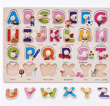 Wooden Educational Puzzle - Fun Color & Number Board