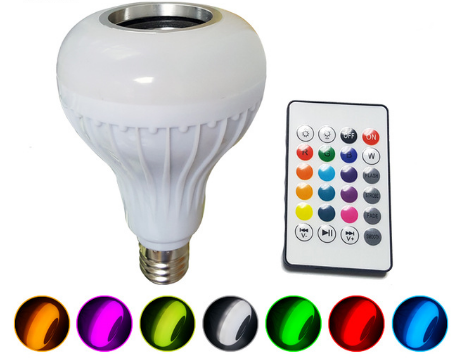 Smart Bluetooth LED Bulb with Color Remote Control
