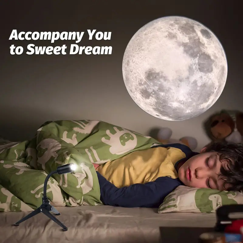 Moon Projector Night Light with 3 Colors and USB Charging