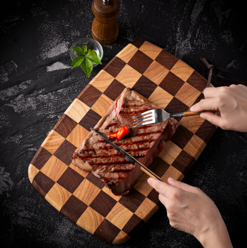 Solid Wood Non-Slip Mold-Proof Cutting Board