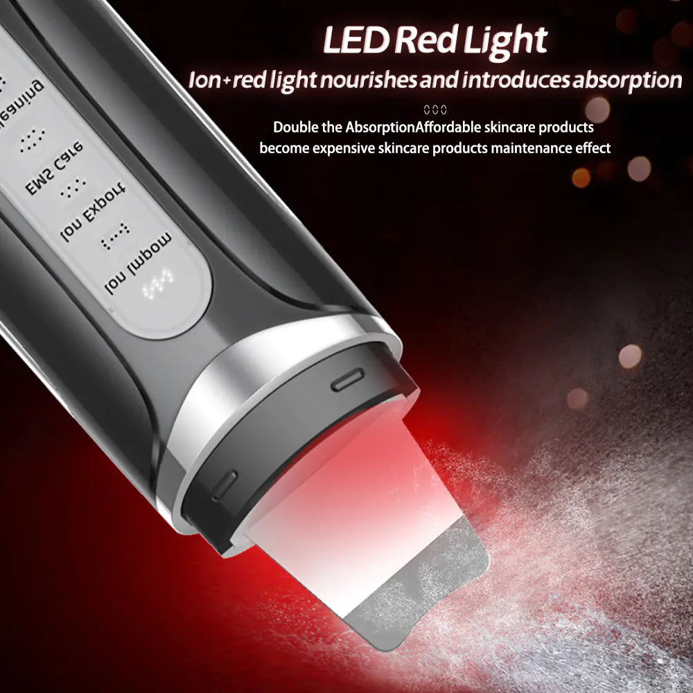Ultrasonic Skin Scrubber for Home Use and Pore Cleansing