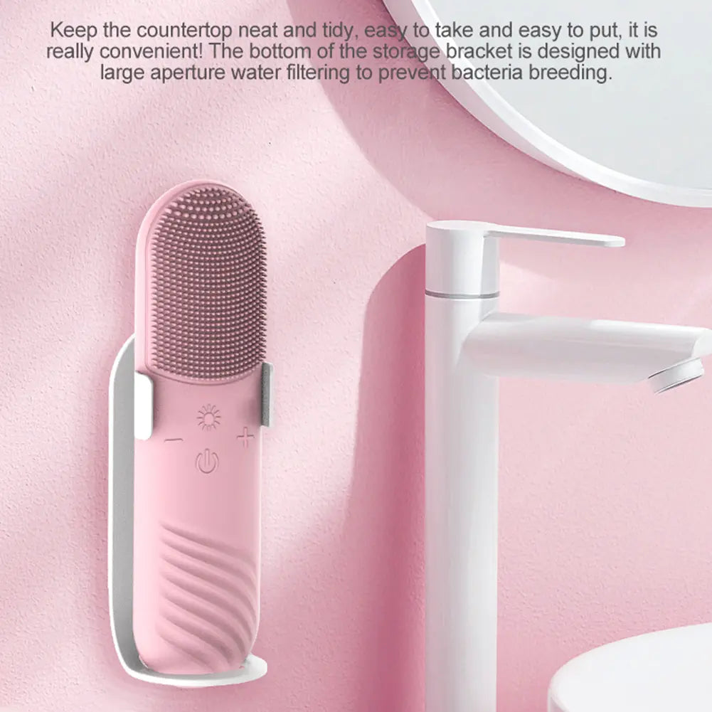 Red and Blue Light Electric Facial Cleanser Brush