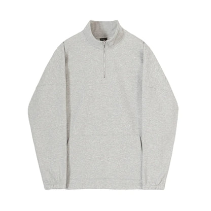 Men’s Casual Half-Zip Sweater Coat