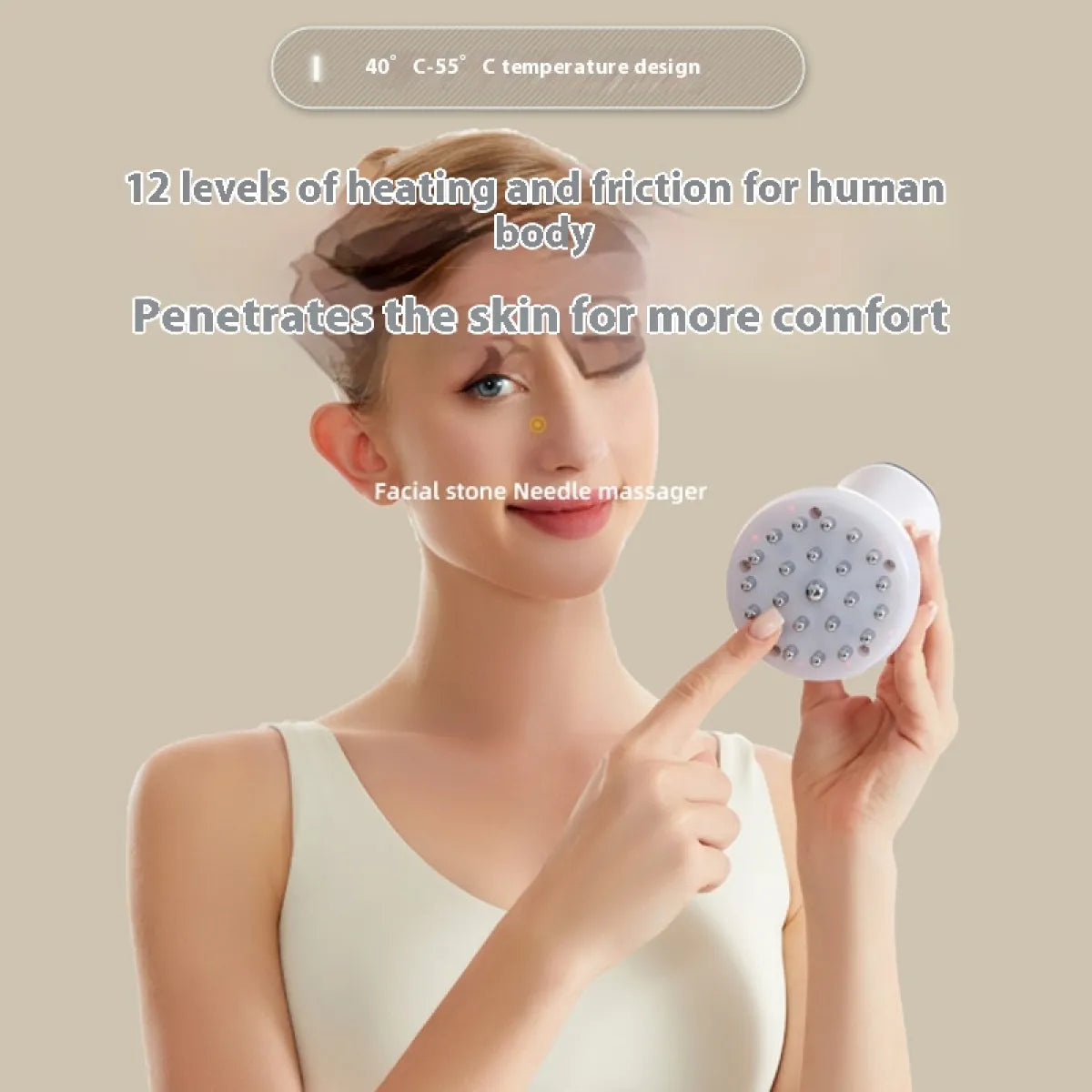 Rechargeable Stone Warming Massager
