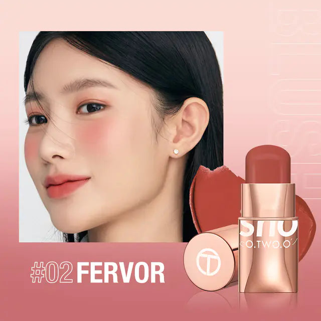 Natural Color Nude Makeup Blusher Stick for Enhancement