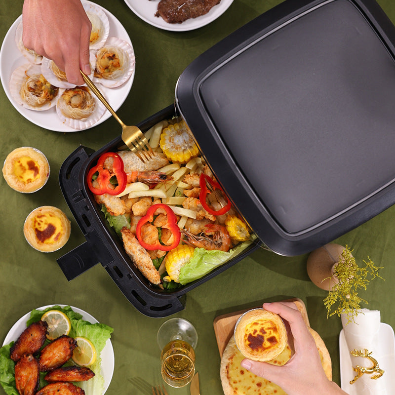 6.8L Visual Air Fryer - Stainless Steel Multi-Function