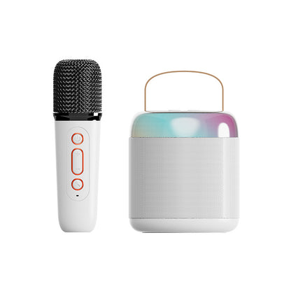 Portable Wireless Bluetooth Karaoke Microphone Speaker Set