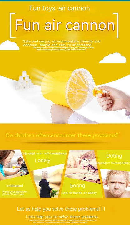 Air Cannon Children's Science Experiment Suit Toy