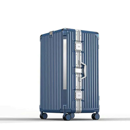 Aluminum Frame Luggage Suitcase, Large Capacity, Stylish