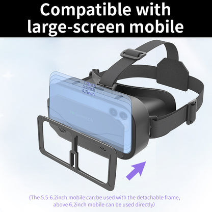 Adjustable VR Headset for 3D Virtual Reality Gaming