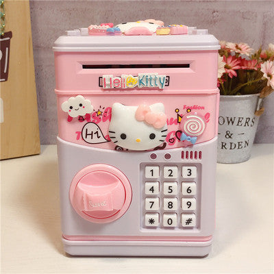 Creative Cartoon Musical Piggy Bank with Password Lock