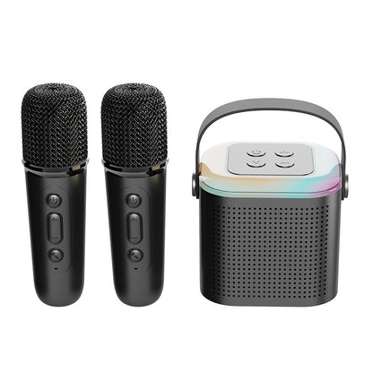 Portable Wireless Bluetooth Karaoke Microphone Speaker Set