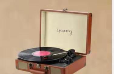 Portable Mini Smart Record Player with Bluetooth Speaker