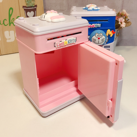 Creative Cartoon Musical Piggy Bank with Password Lock