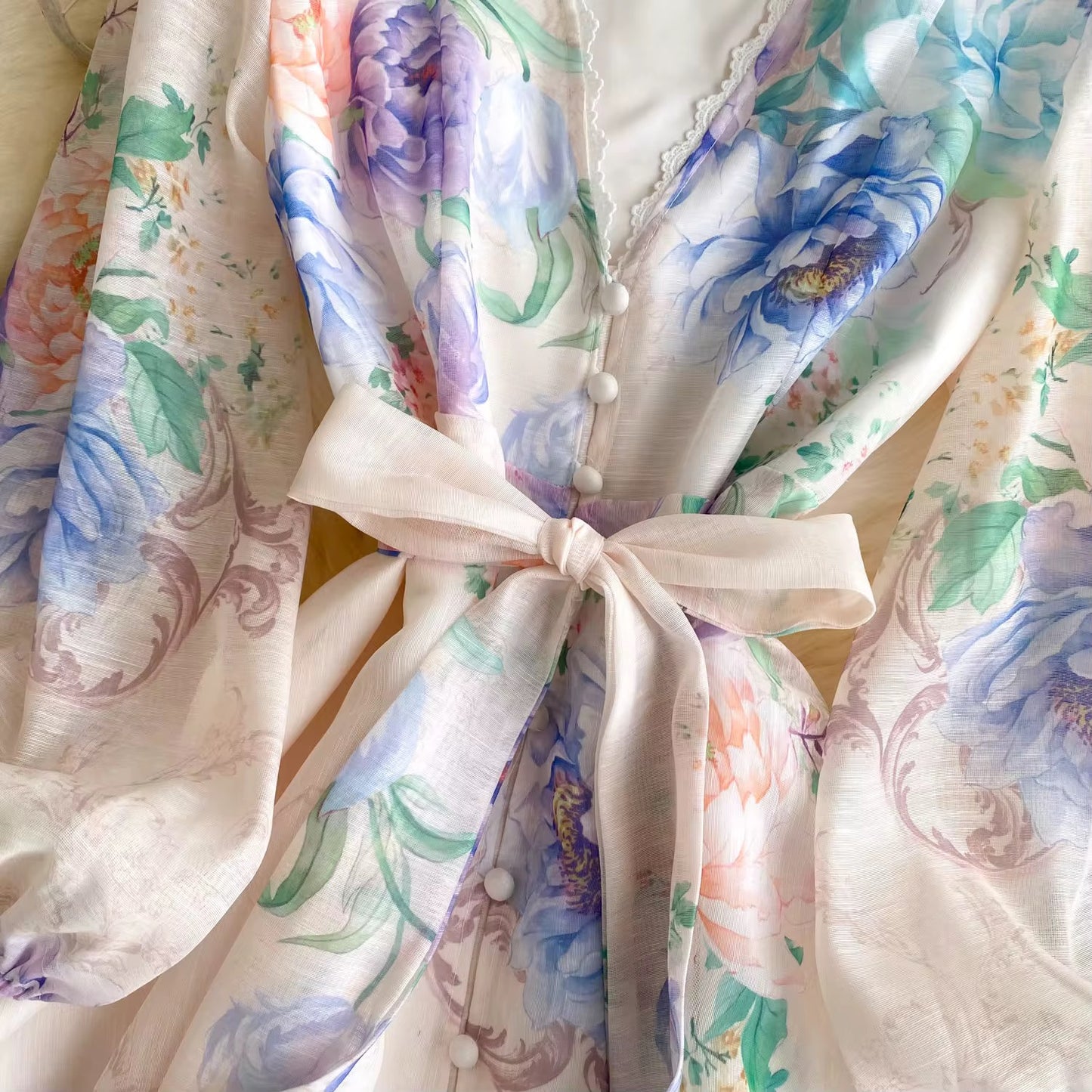 Sweet Floral Bell Sleeve Dress: The Ultimate Spring Office Staple