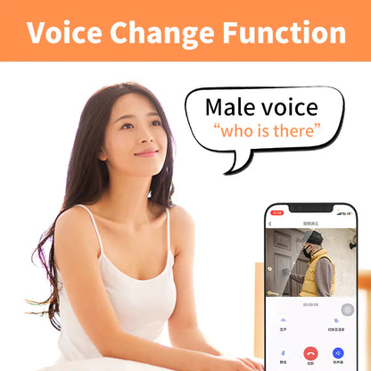 X9 Smart Wireless Visual Doorbell with Rechargeable Battery