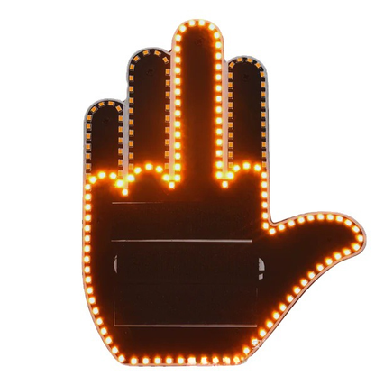 Car Decor with Three Expression Gesture Lights