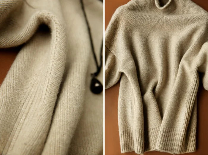 2019 Women's Loose Turtleneck Cashmere Sweater