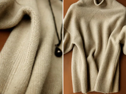 2019 Women's Loose Turtleneck Cashmere Sweater