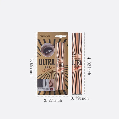 4D Waterproof Mascara with Meniscus Knife Brush, 10ml
