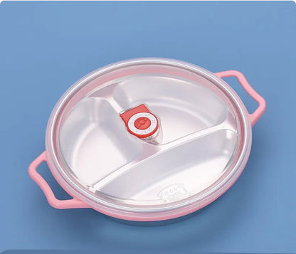 Deep Grid Kids Plate