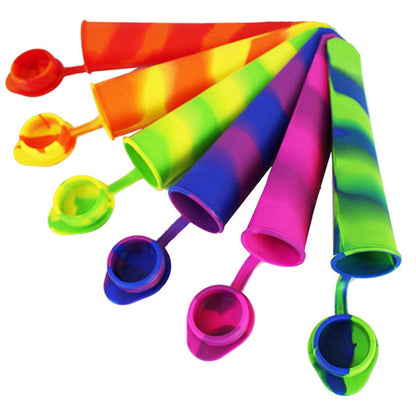 Silicone Popsicle Molds for DIY Ice Cream Making