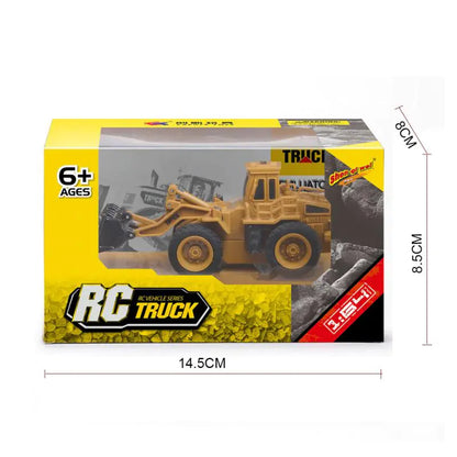 Mini Remote Control Construction Vehicle Toy Set