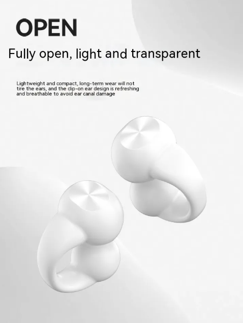 Clip-on Wireless Bluetooth Headset