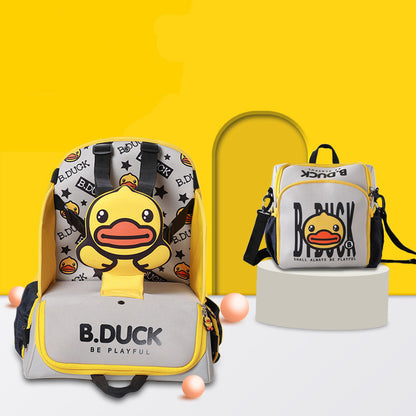 B.Duck Portable Folding Baby High Chair with Backpack