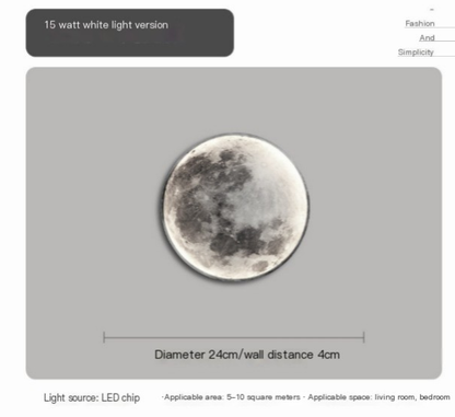 Remote Control Moon Lamp - Healing & Creative Gift