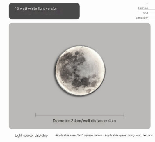 Remote Control Moon Lamp - Healing & Creative Gift