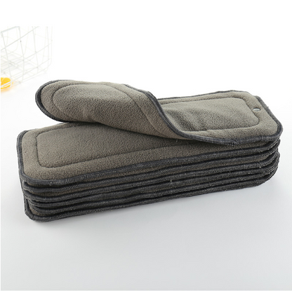 "Bamboo Charcoal Fiber Diapers for Infants (4 Layers)"