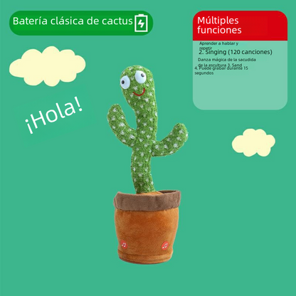 2023 Talking Dancing Cactus Toy with Music and Motion
