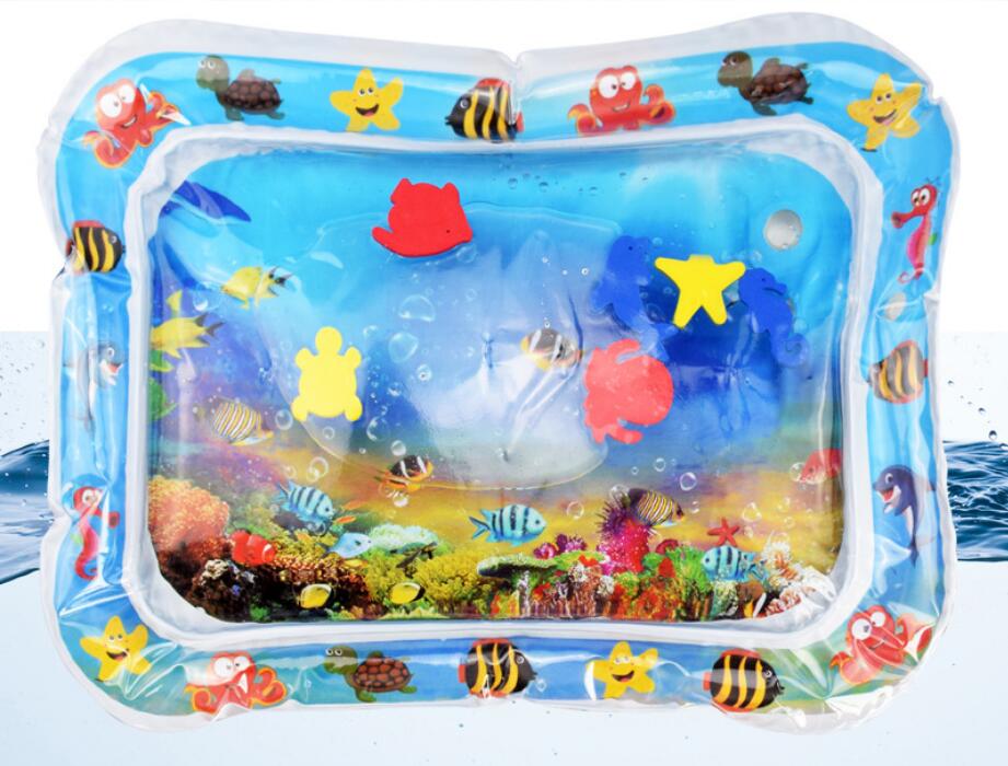 Large Inflatable Baby Water Play Mat for Tummy Time