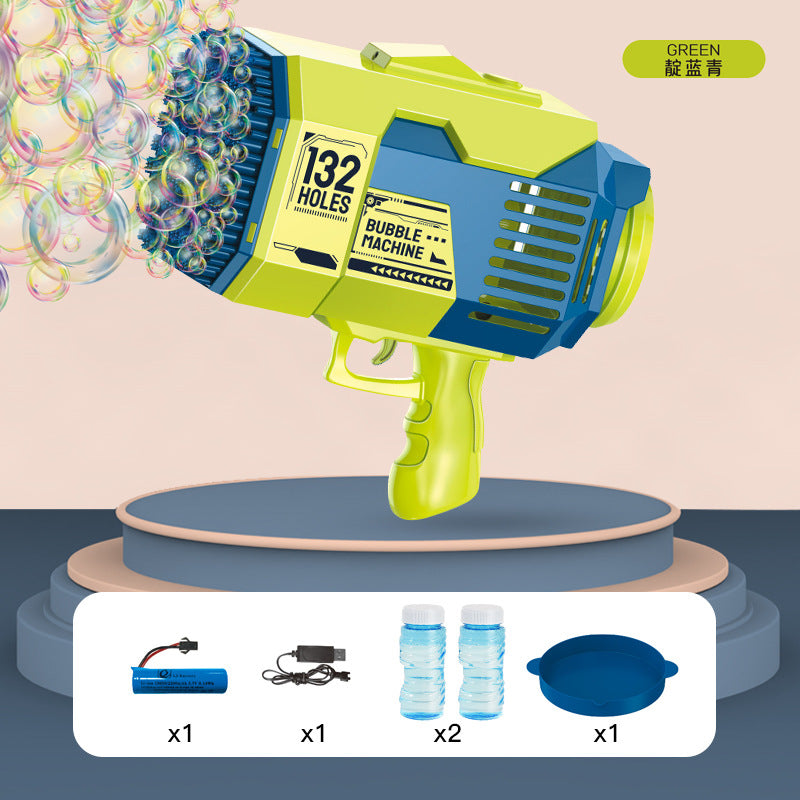 40-Hole Automatic Light-Up Bubble Machine for Outdoors