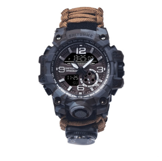 Life-Saving Rope Whistle and Temperature Watch