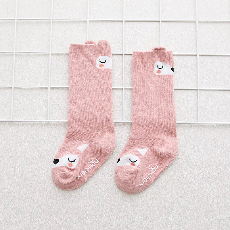 Anti-Slip Cartoon Baby Socks for 0-3 Years (Wholesale)