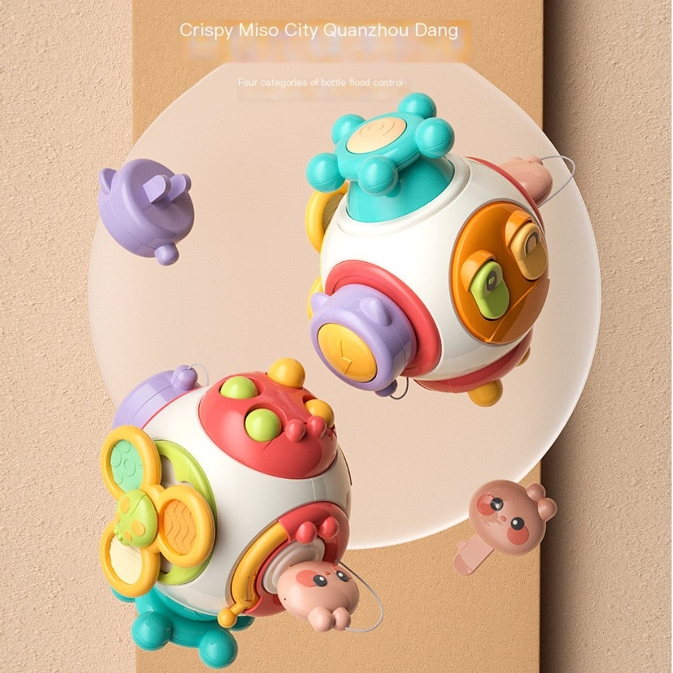Multifunctional Baby Busy Board with Grasping Buttons