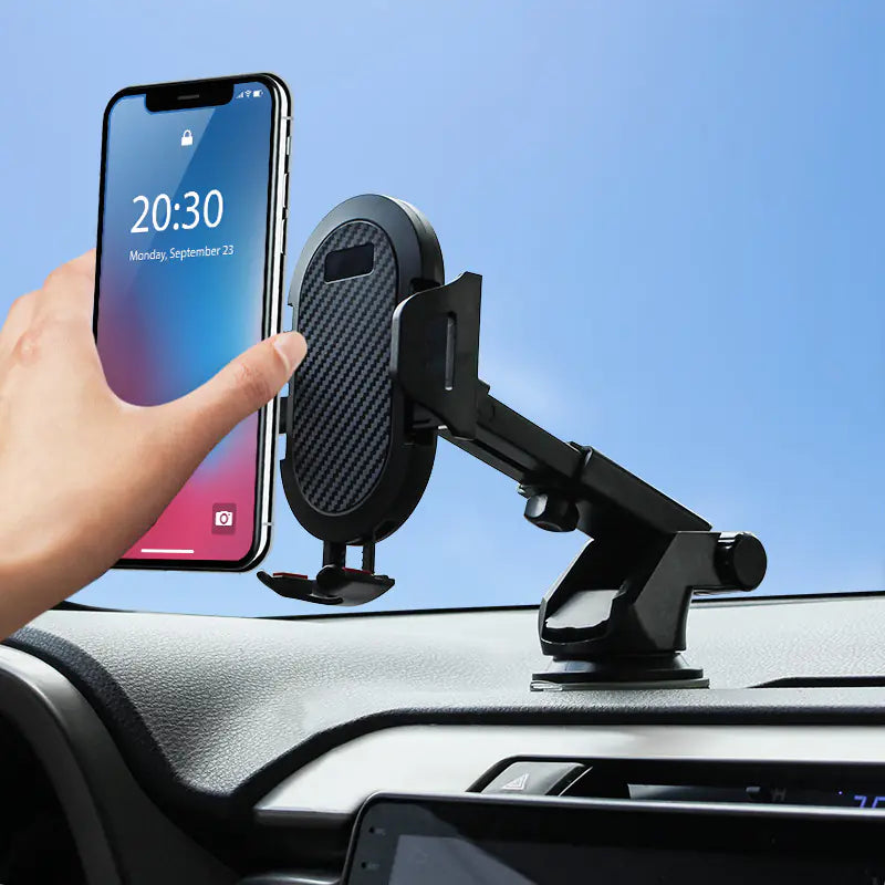 Carbon Fiber Car Mount Holder for Phone Navigation