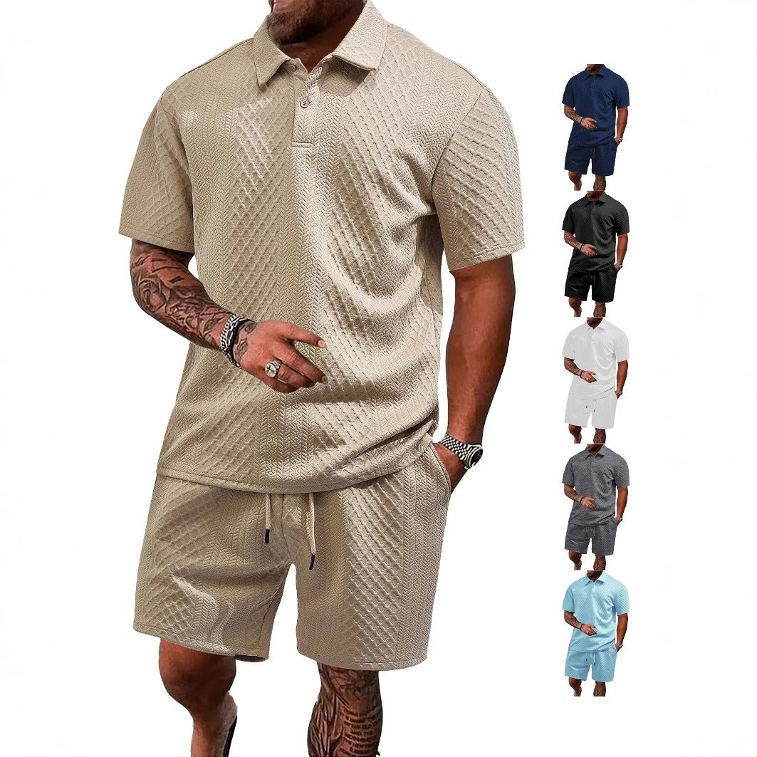 Men's Casual Thin Short Sleeve Suit