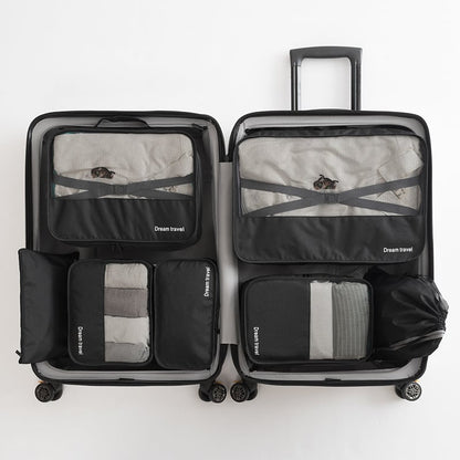 Waterproof Travel Tote Bag Set (7 Pieces)