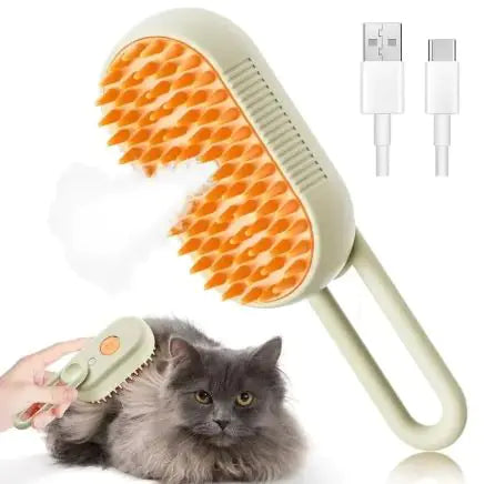 3-in-1 Pet Massage Steamy Brush