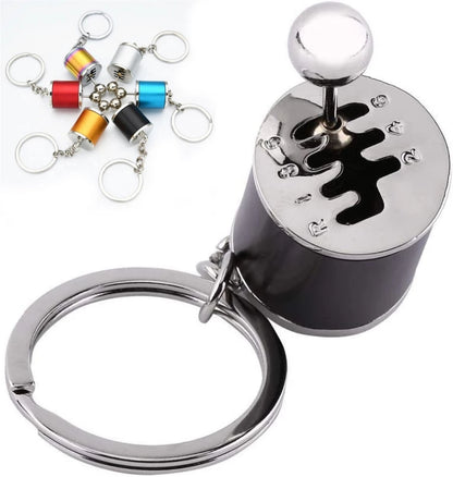 Gear Shift Key Chain for Car Modification - Metal Pendant