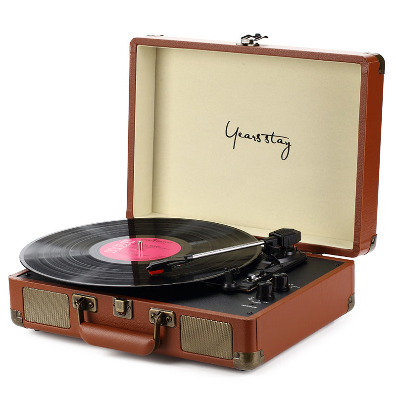 Portable Mini Smart Record Player with Bluetooth Speaker