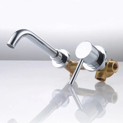 Black Frosted Concealed Basin Faucet
