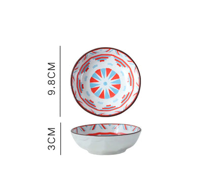 Underglaze Ceramic Sauce Dish for Household Use