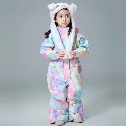 Children's One-Piece Ski Suit for Winter Fun
