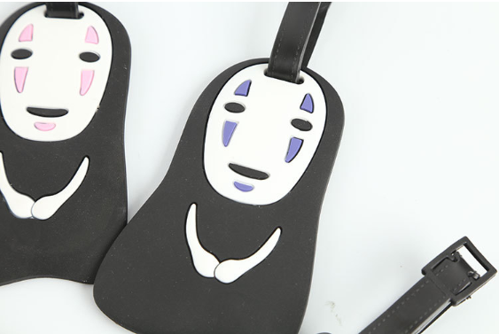Creative Cartoon Silicone Luggage Tag - Spirited Away
